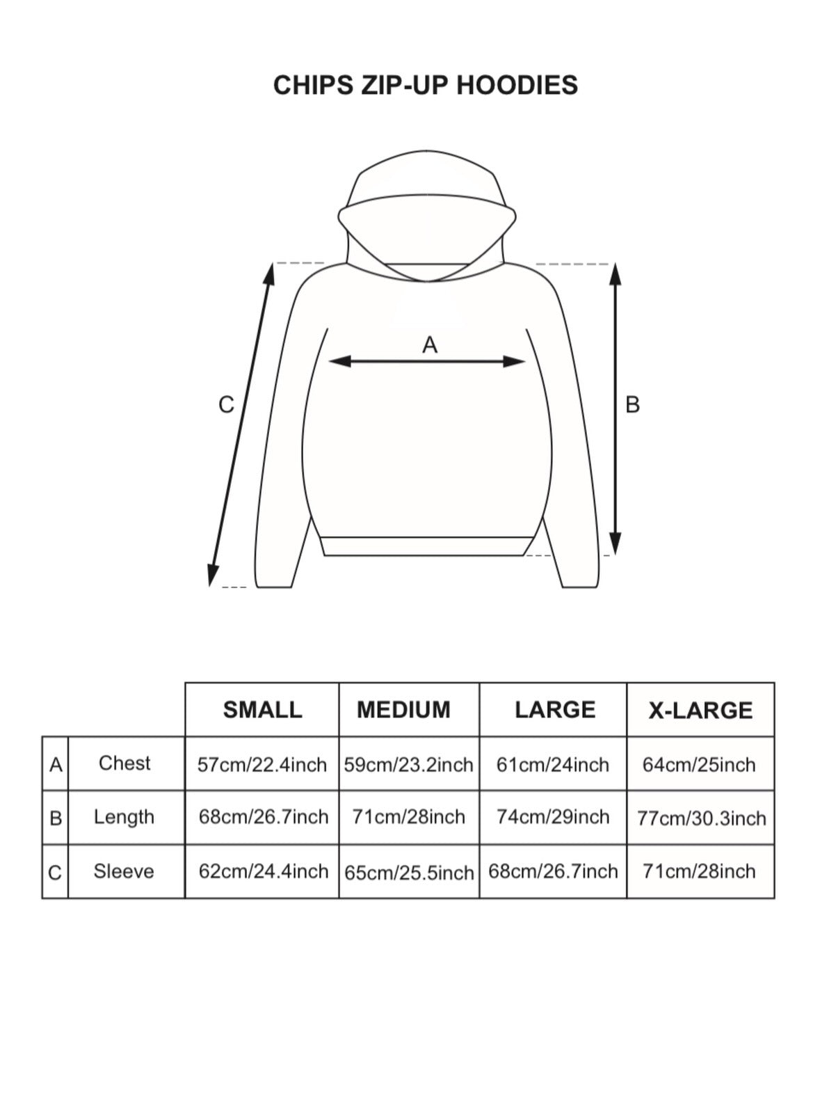 Chips Zip-Up Hoodie