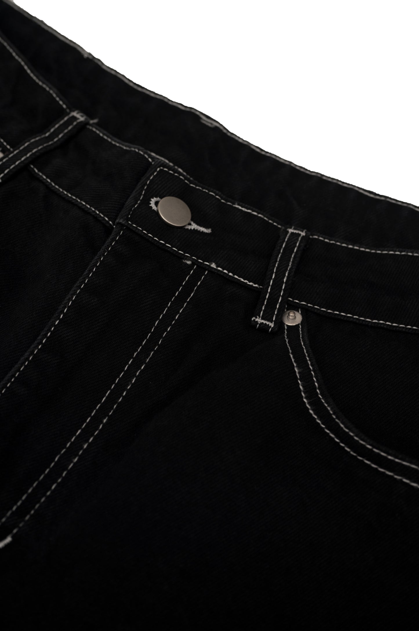 Black Jean Shorts