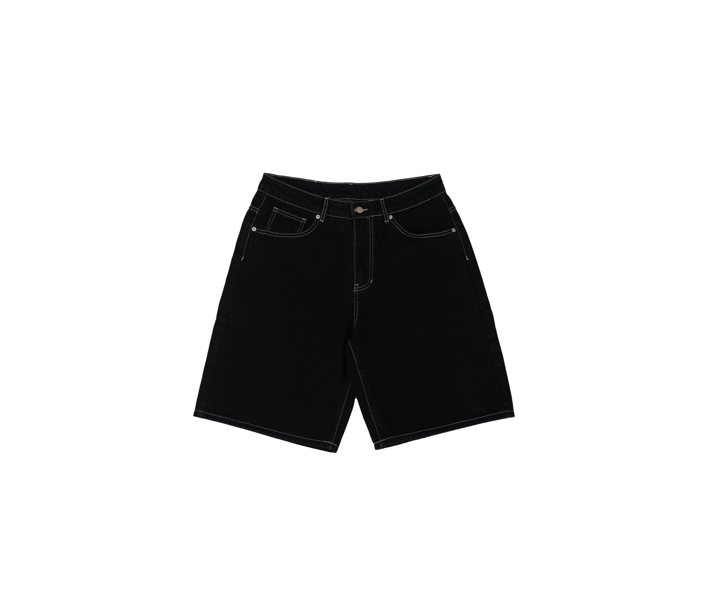 Black Jean Shorts