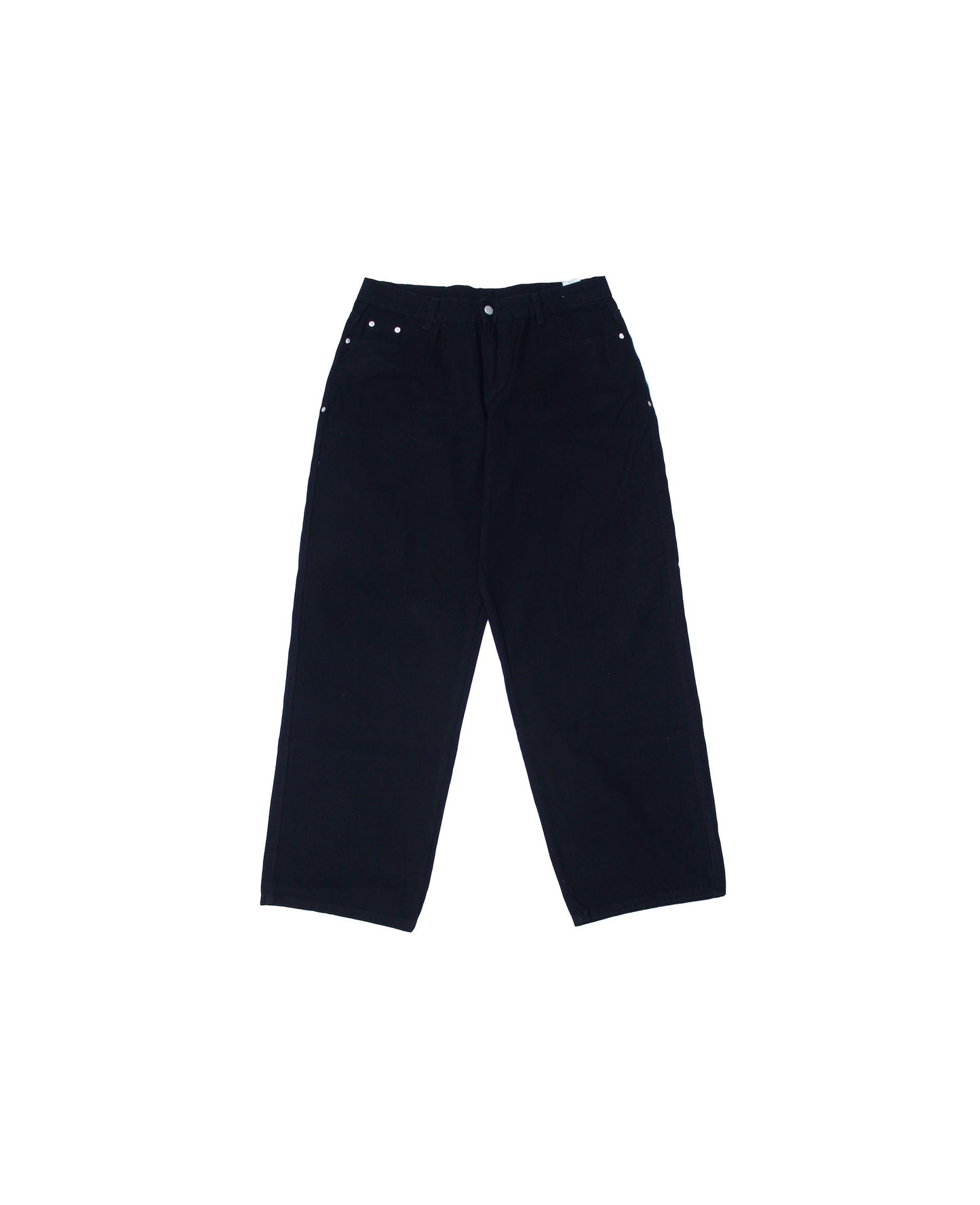 Black Canvas Baggy pants