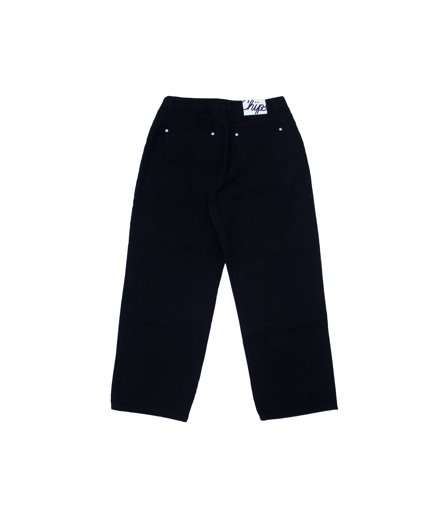 Black Canvas Baggy pants