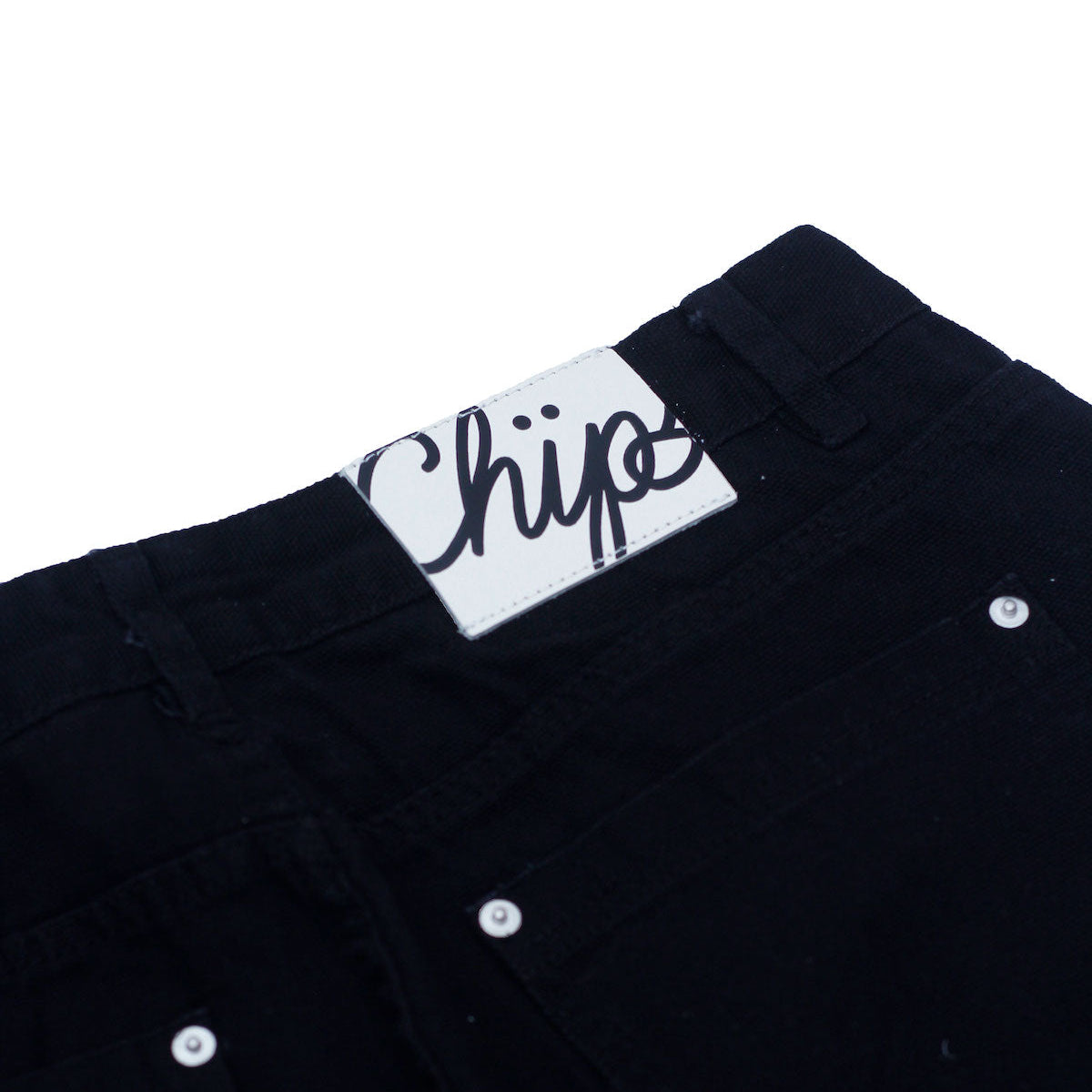 Black Canvas Baggy pants