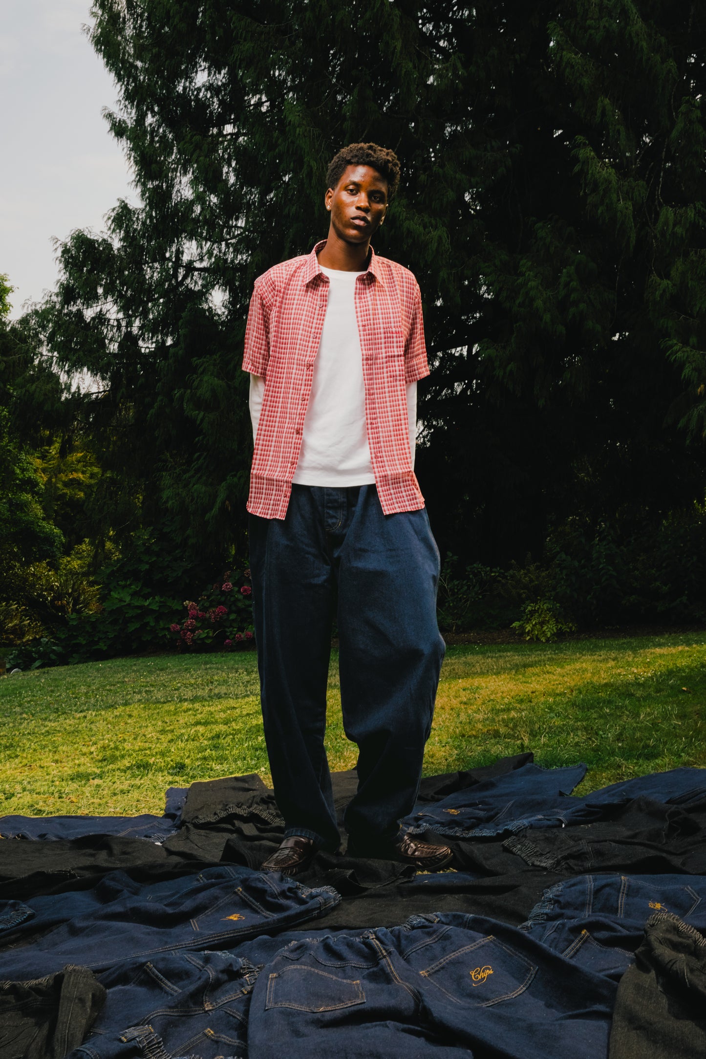 Washed Blue Jeans