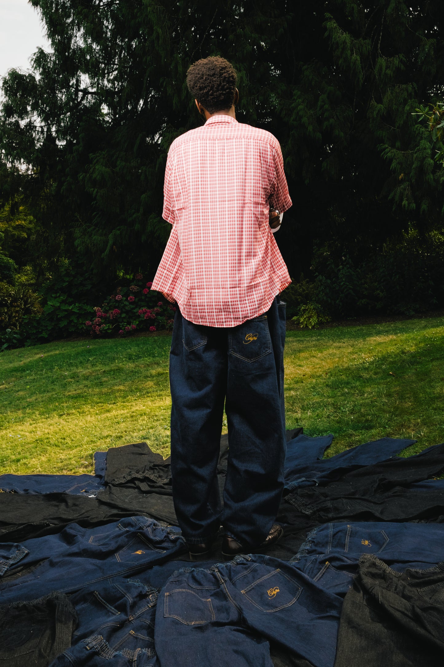 Washed Blue Jeans