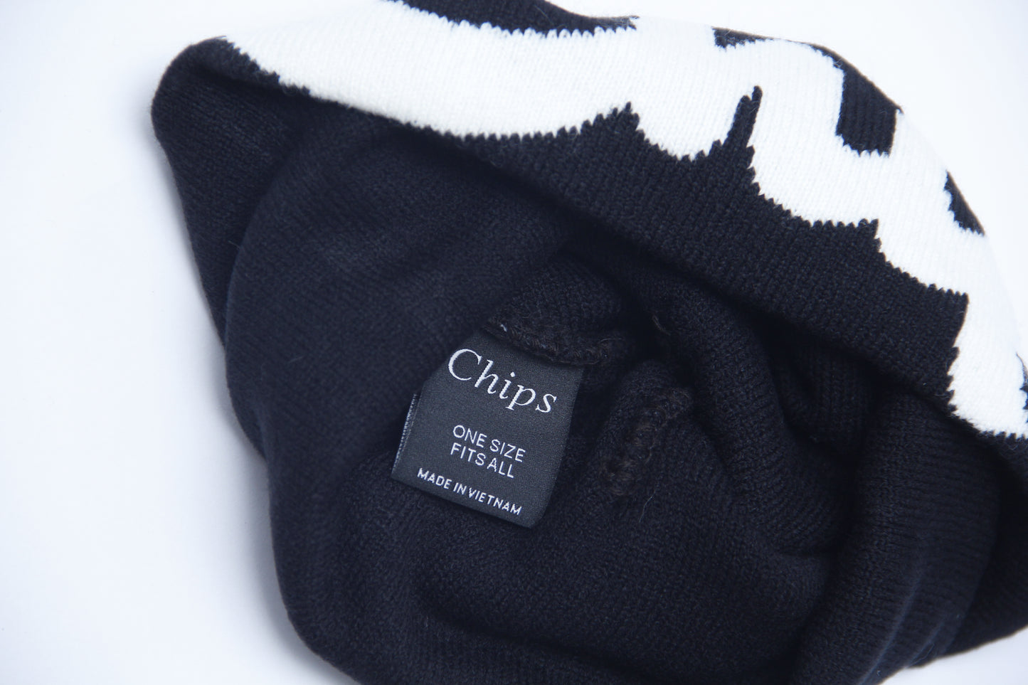 Black Chips Chips Beanies