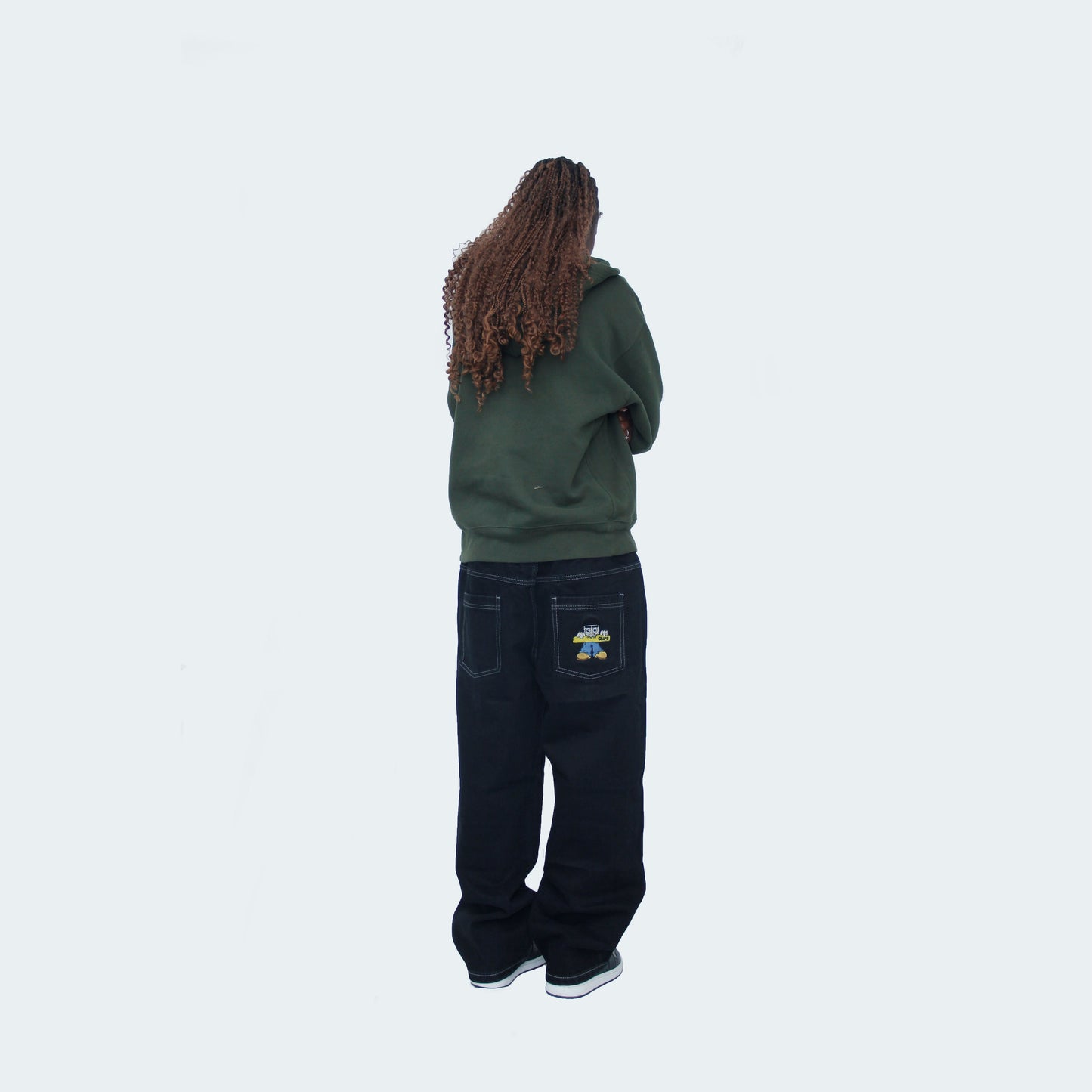 Black baggy jeans 2024