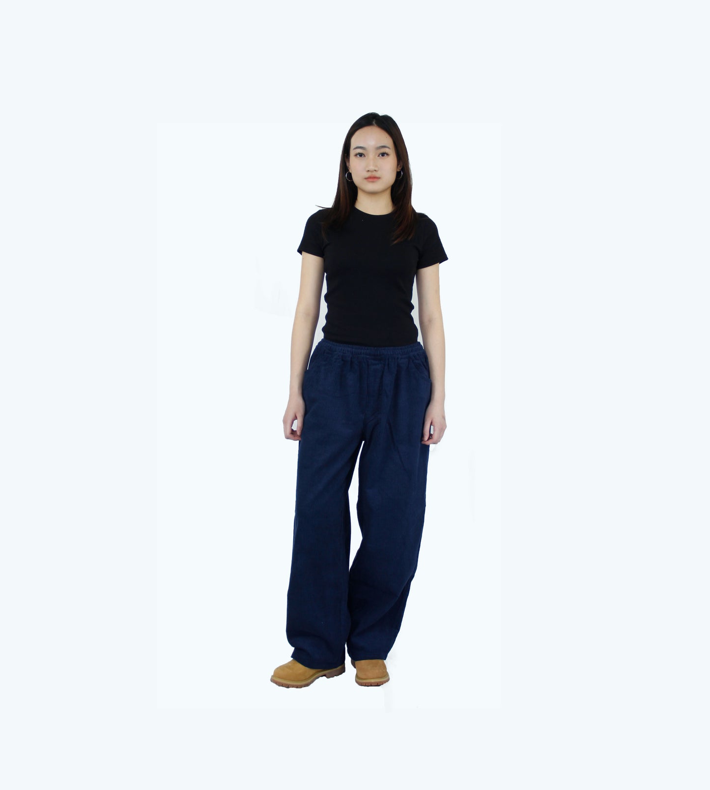 Navy Blue Corduroy Pants