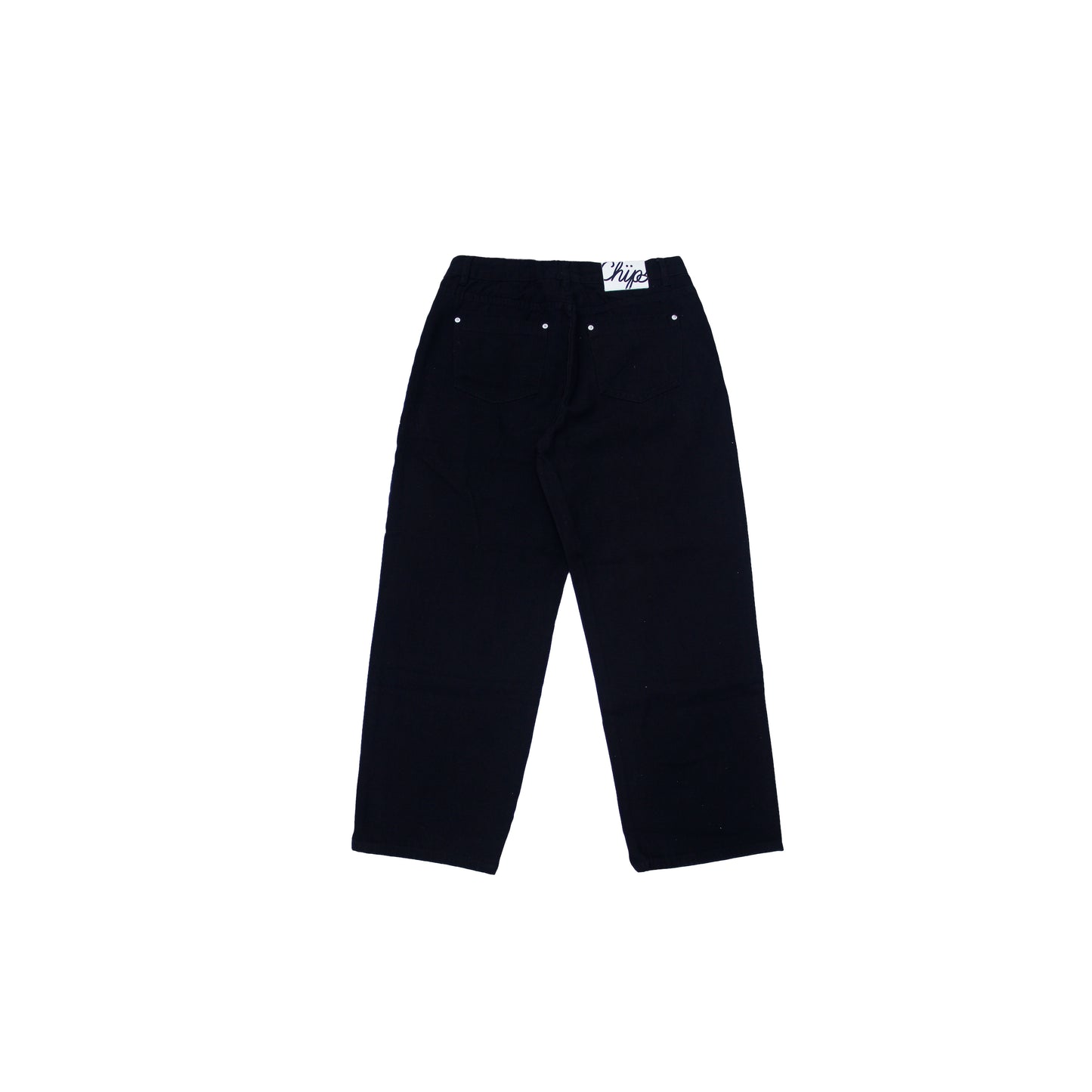 Black Canvas Baggy pants