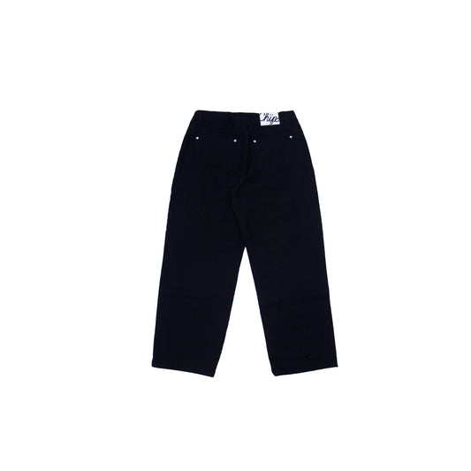 Black Canvas Baggy pants